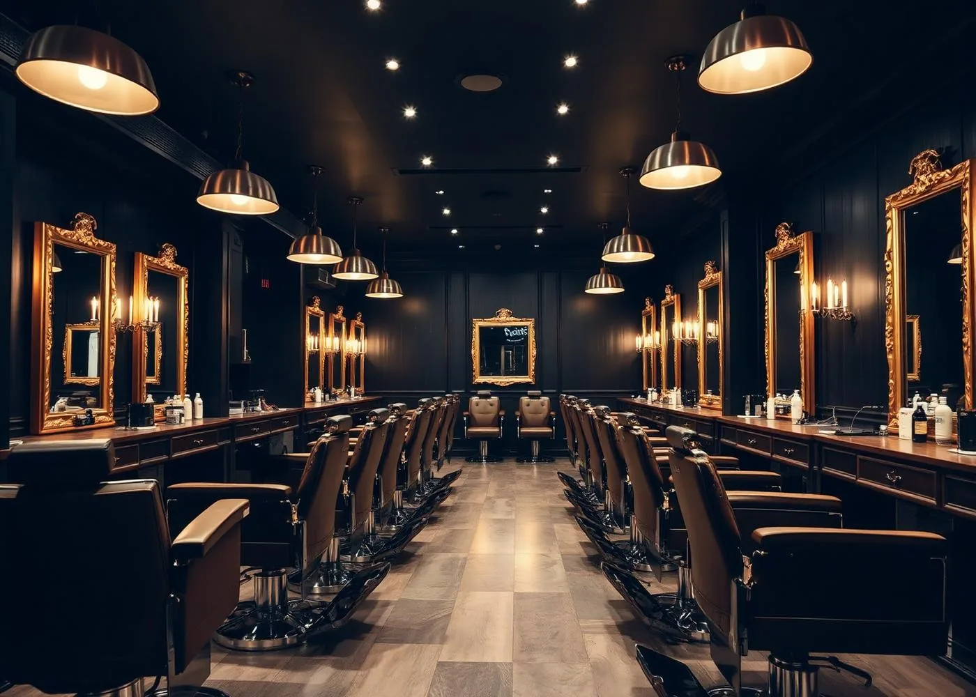 Silver Touch Barber Shop interior